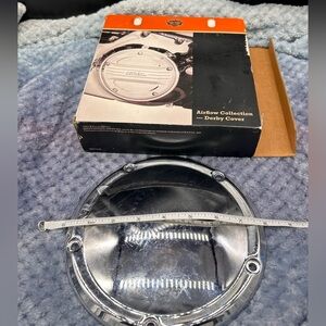 Harley-Davidson Chrome Derby Cover with Branded Box